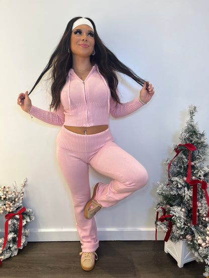 Misty Rose Sweater Set (Pants)