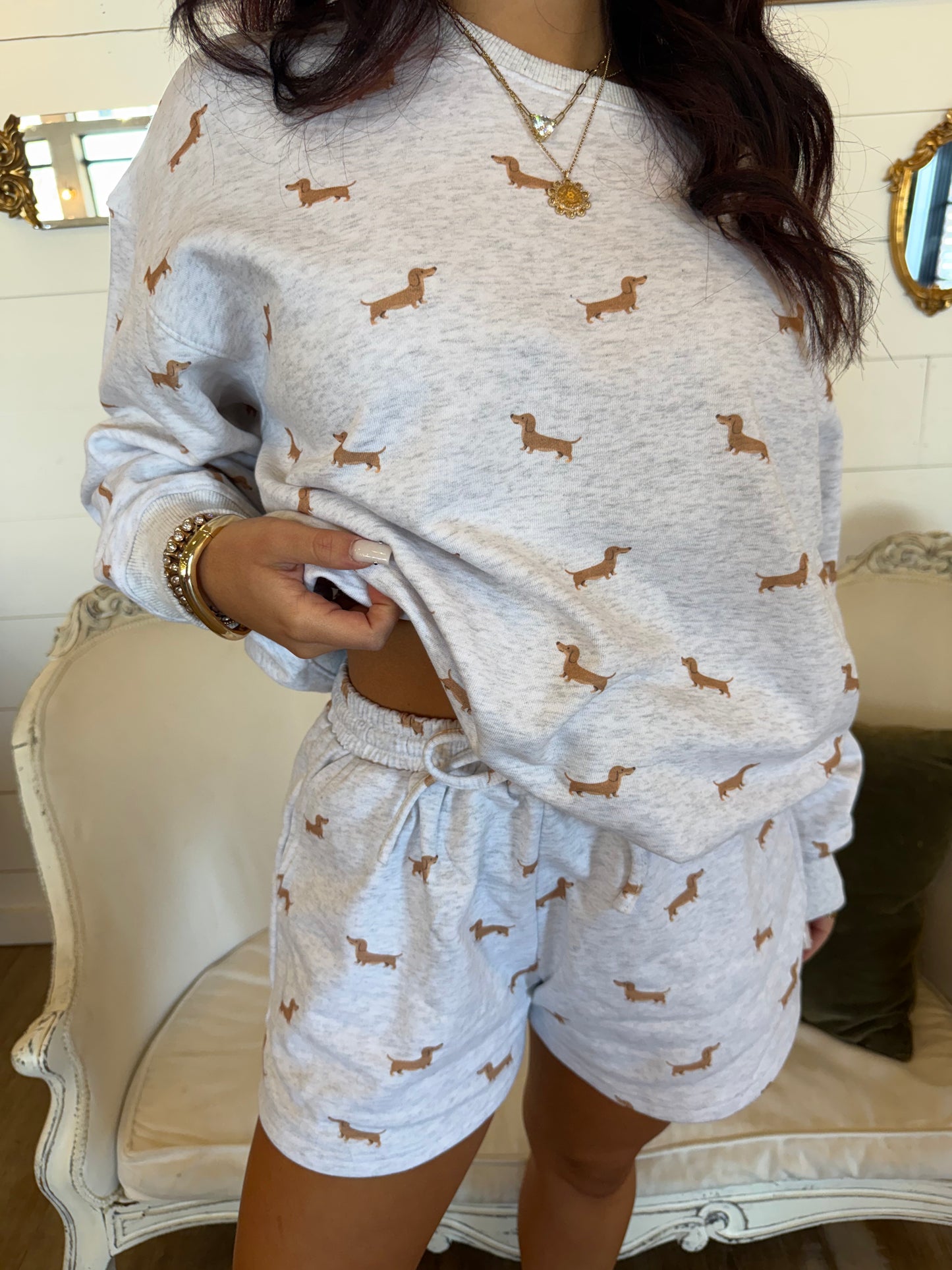 Weenie Sweatset Grey Short