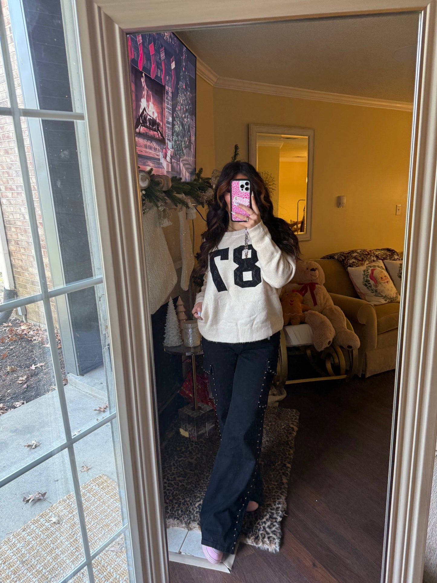 87 Lace Sweater in Ivory