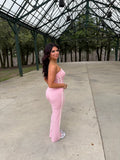 Side Stripe Pink Set (TOP)