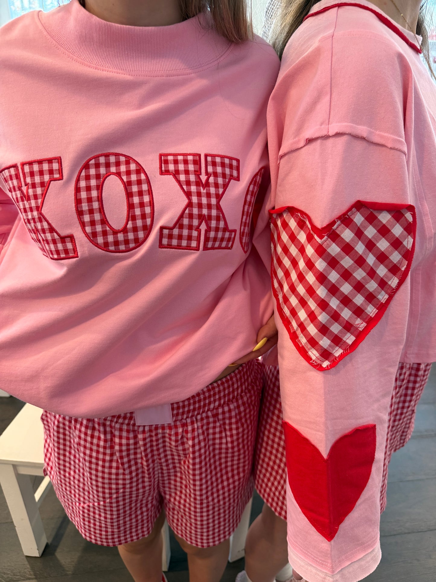 XOXO Gingham Shorts