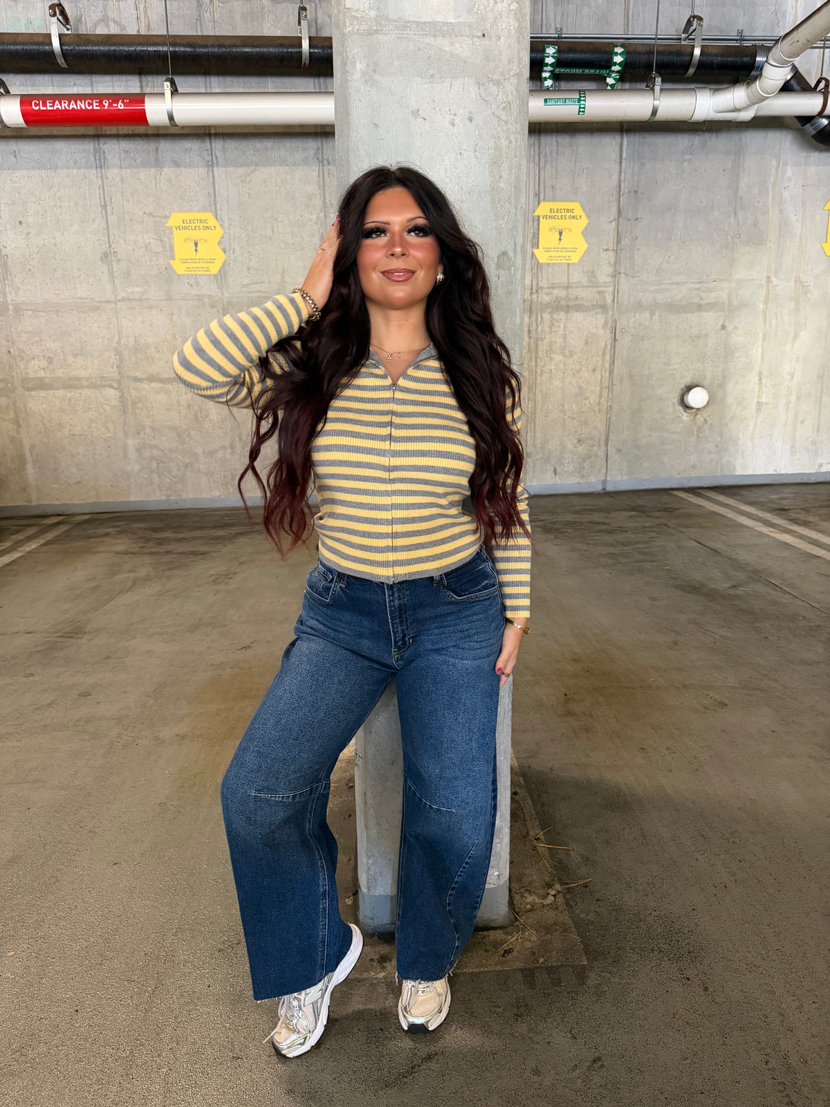 Brave Barrel Jean in Dark Wash