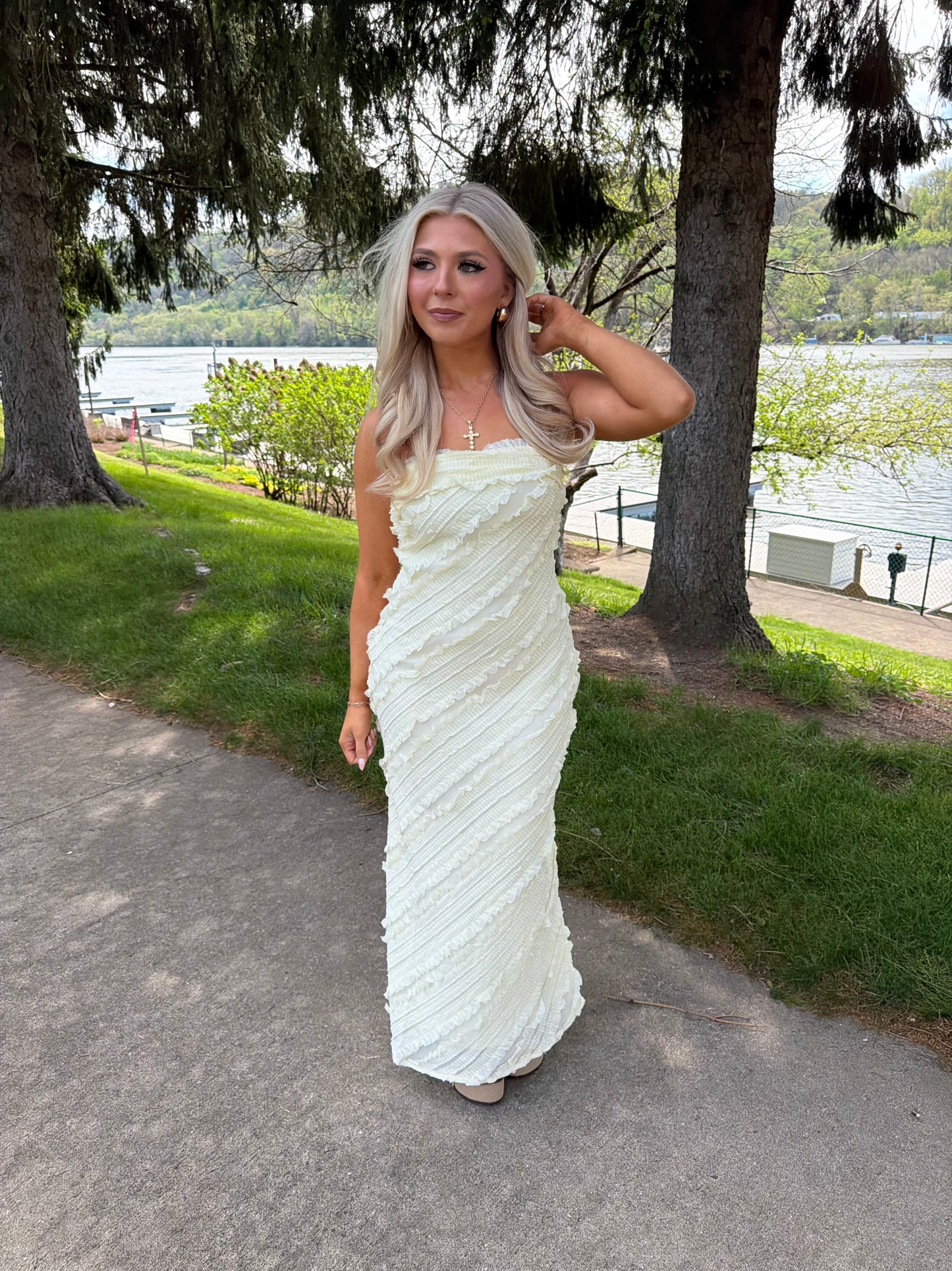 Favorite Daughter Dress in Butter