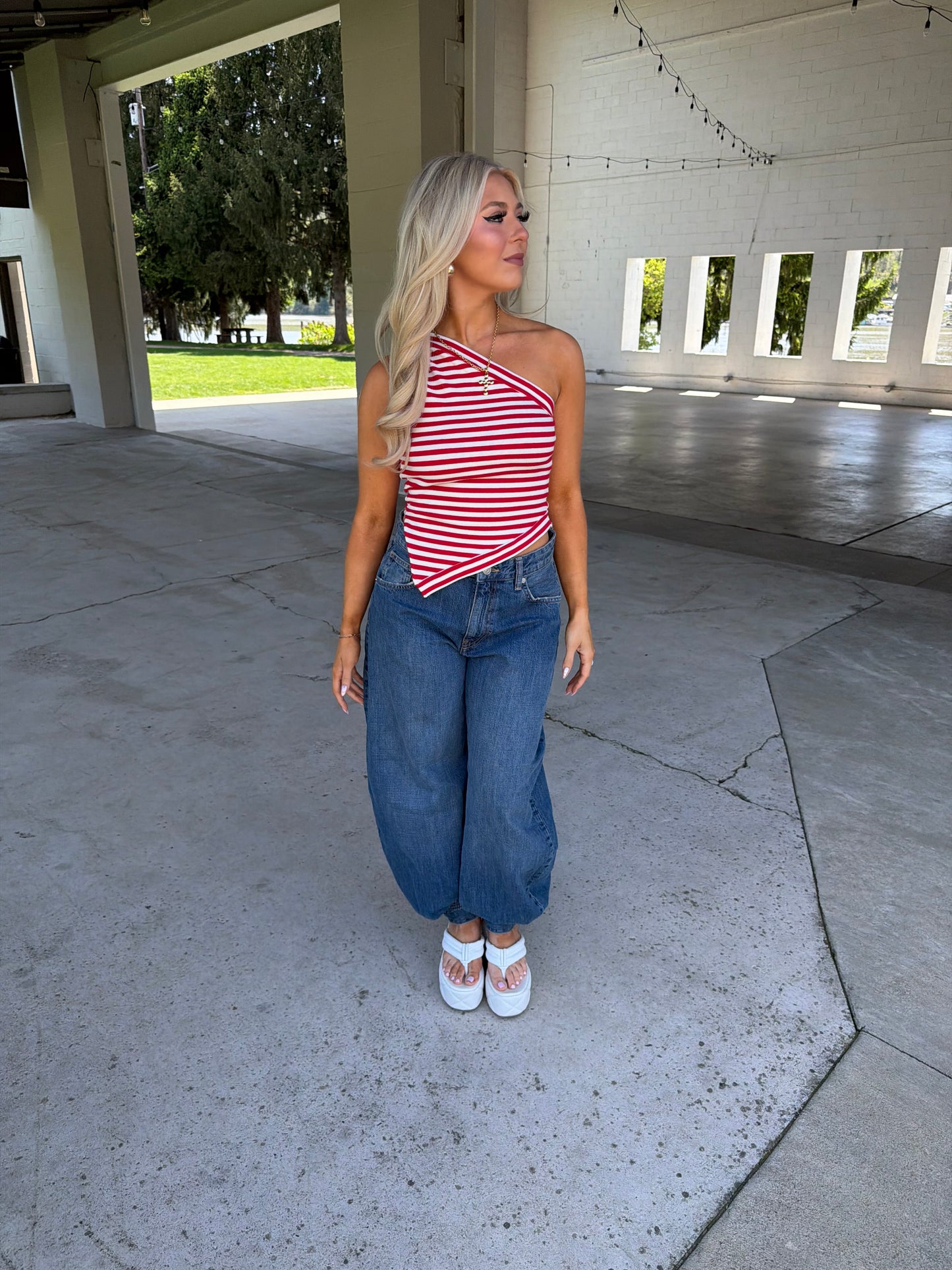 Red, White & Cool Halter