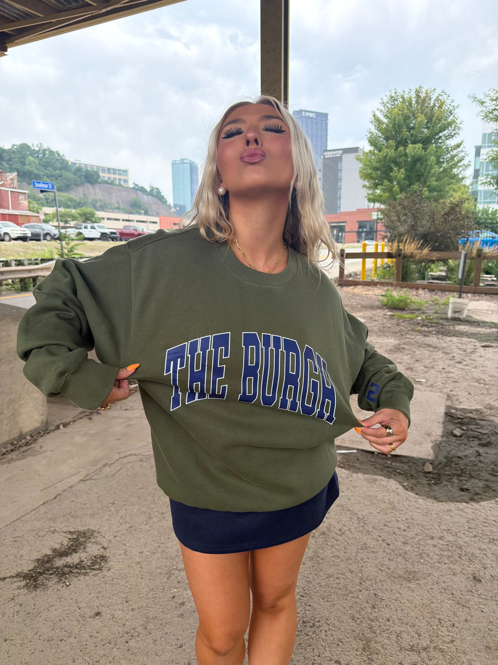 The Burgh 412 Crew Green/Navy