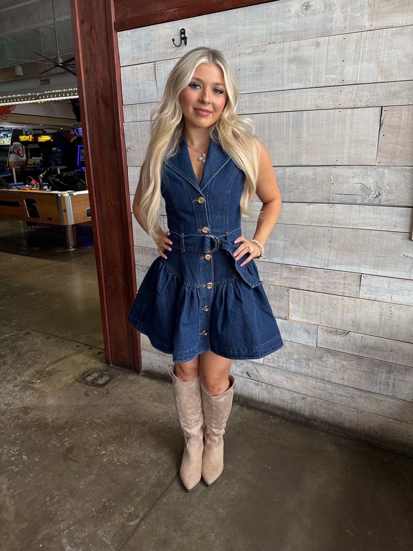 Mild Wear Denim Dress