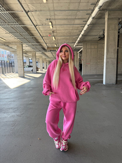 Happy Camp3r Puff Series Barbie Pink Hoodie