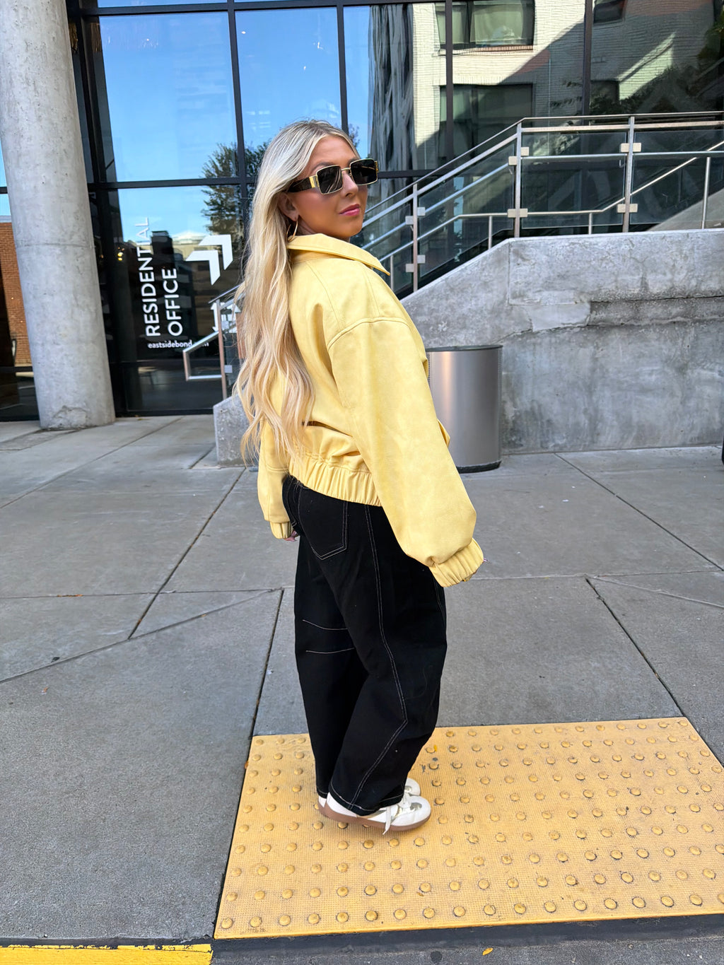 Butter Leather Bomber