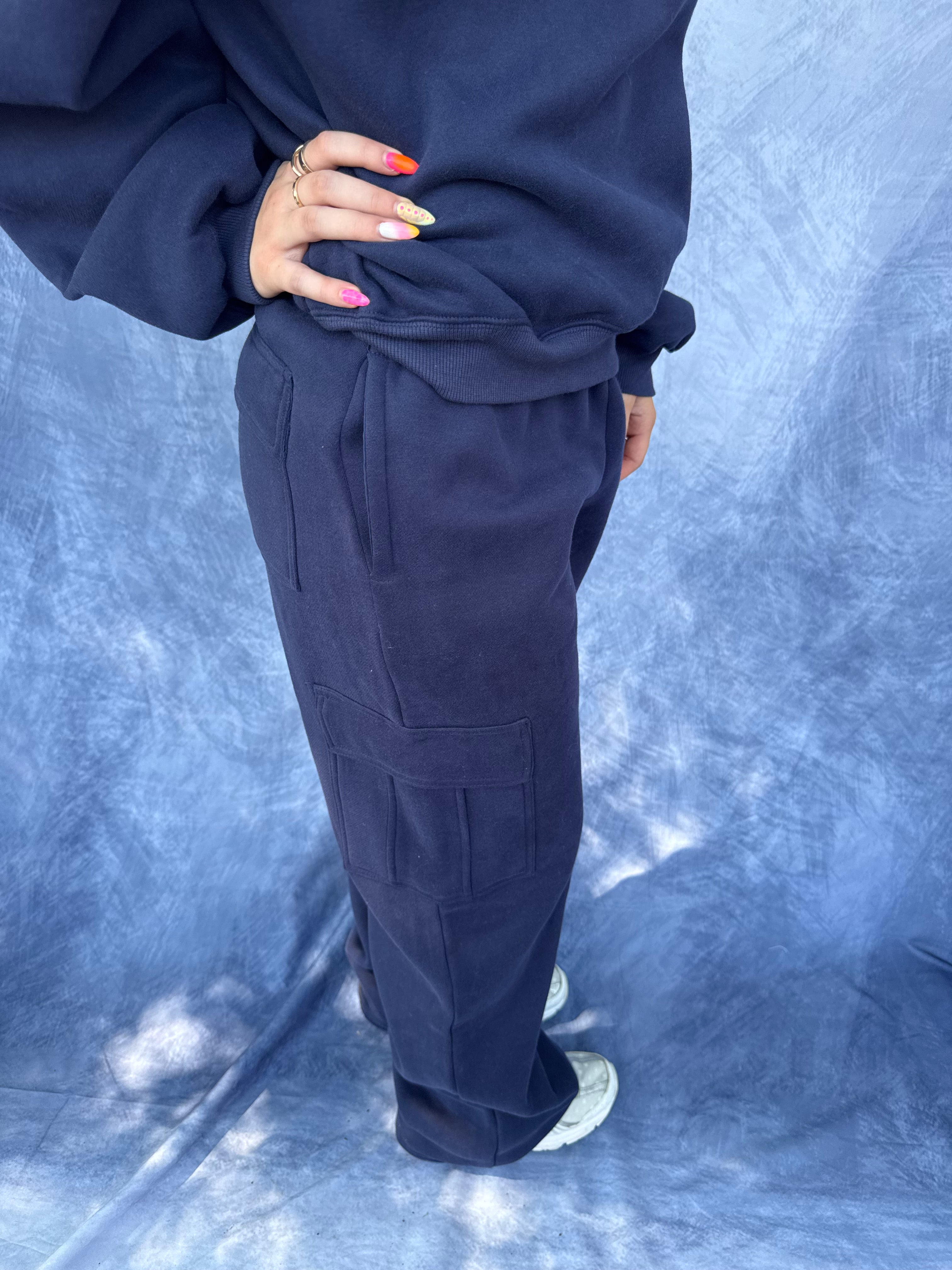 So Fetch Cargo Sweats in Navy