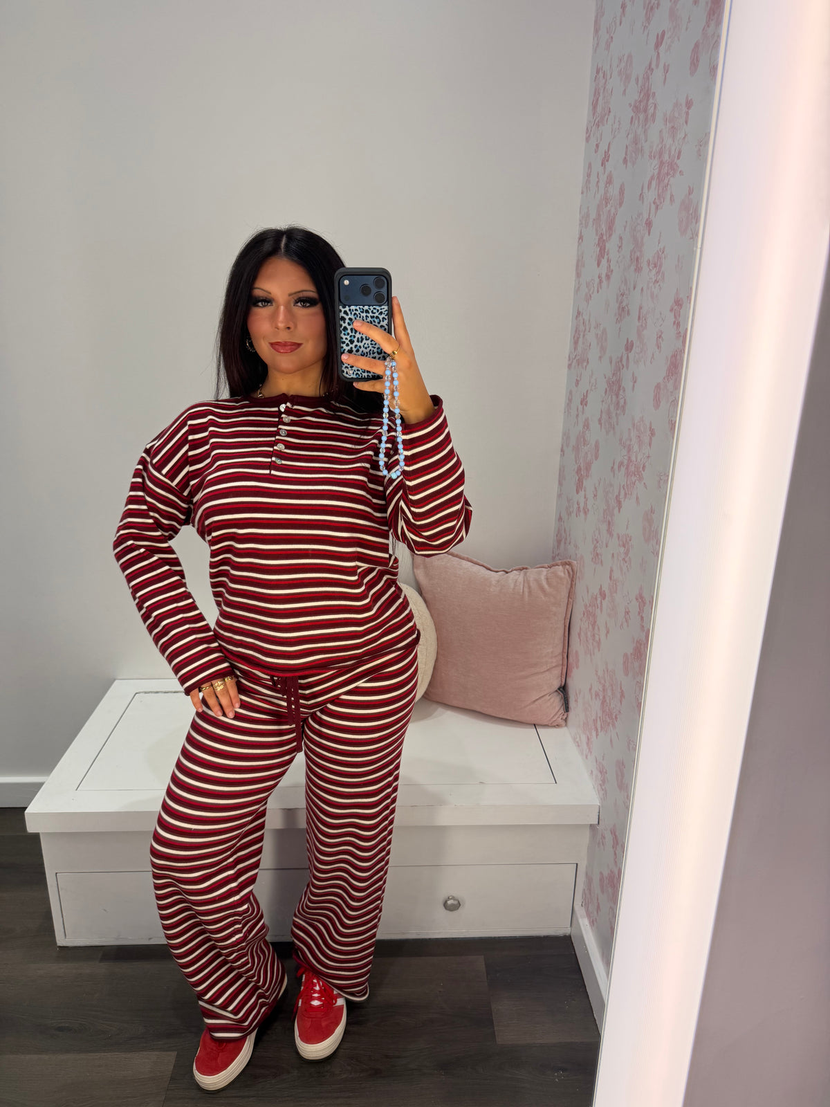 Burgundy Baby Lounge Set (PANTS)