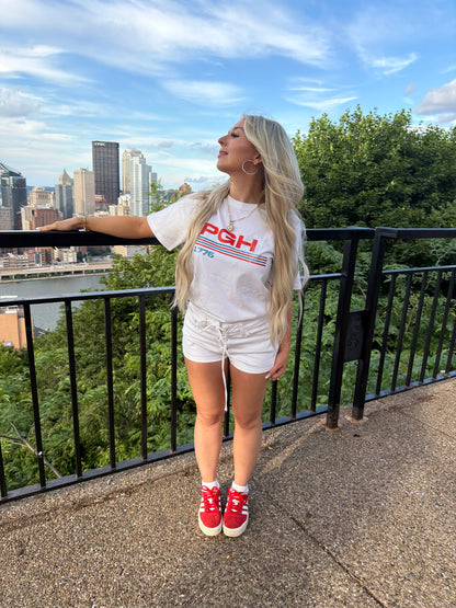 PGH Retro Stripes Tee