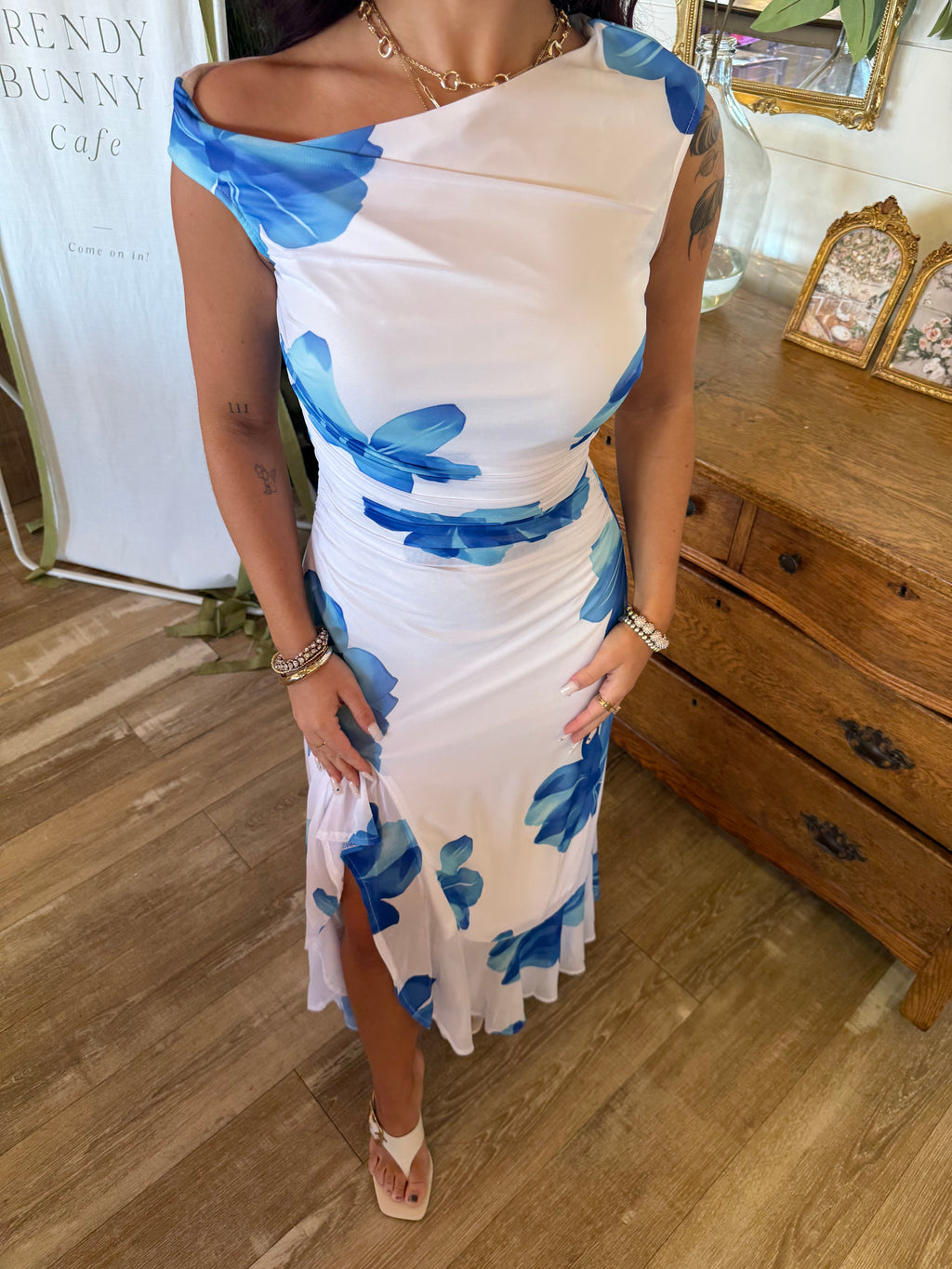 Floral Sea Maxi Dress
