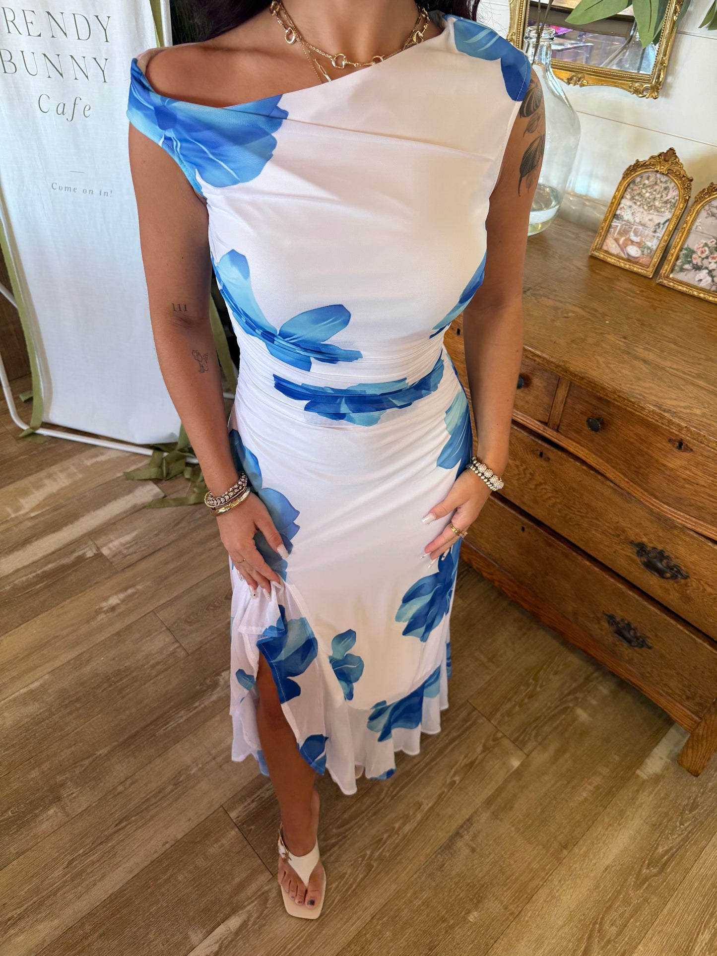 Floral Sea Maxi Dress