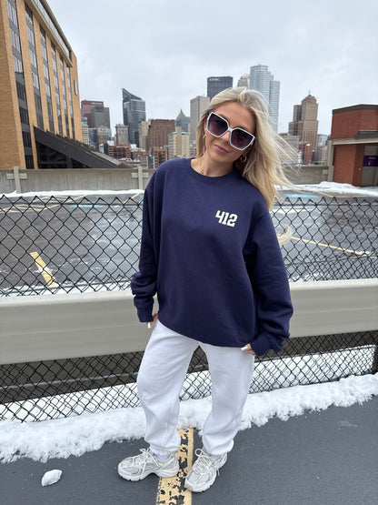 412, W/ Love PGH in Navy