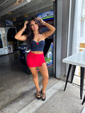 Bound To Denim Bustier