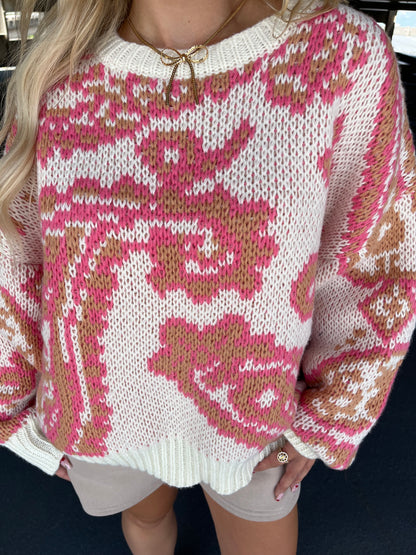 Pretty Please? Paisley Sweater