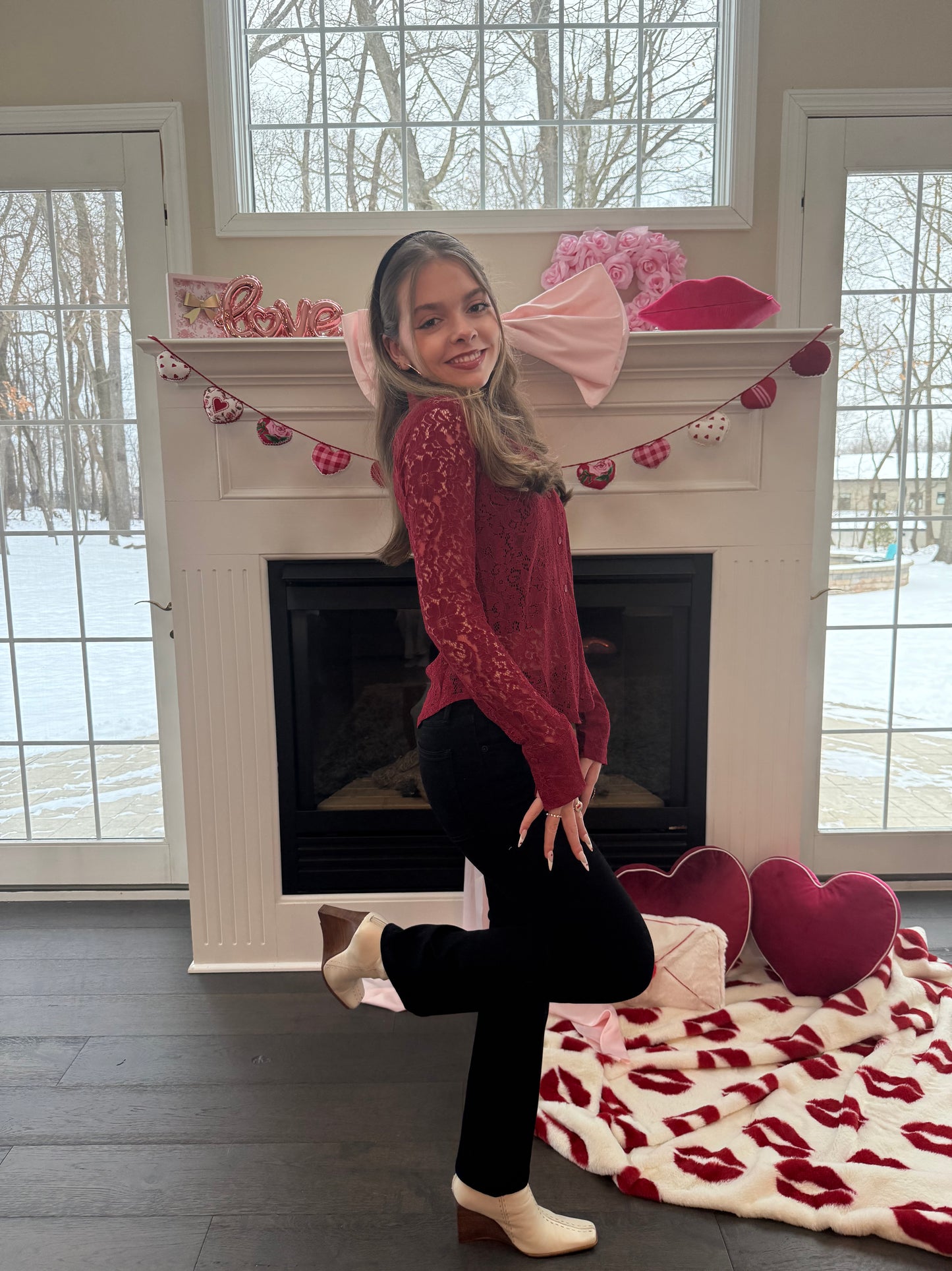 Rose Romance Lace L/S