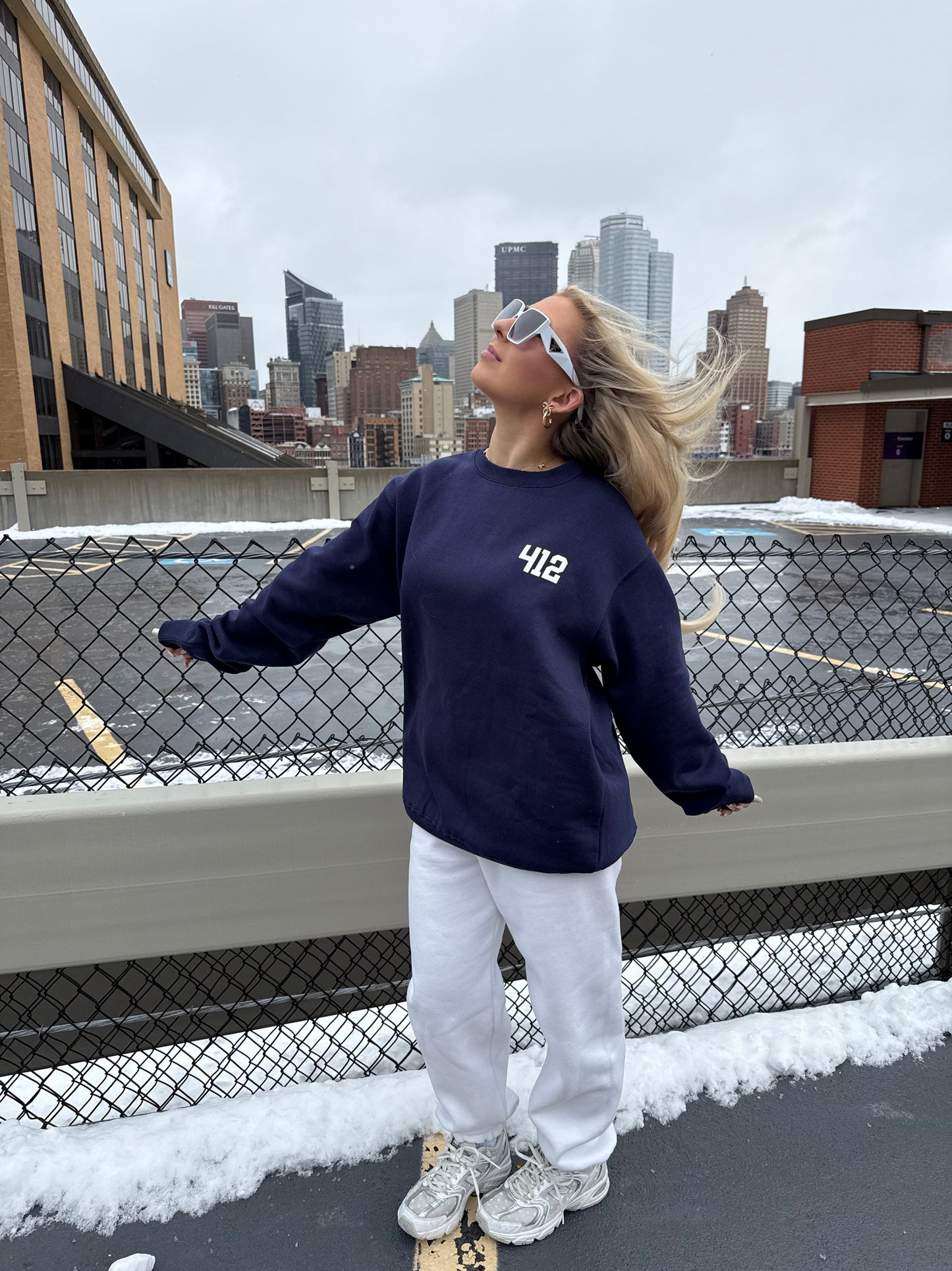 412, W/ Love PGH in Navy