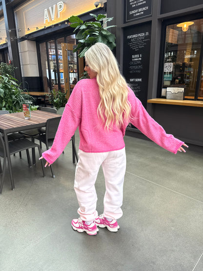 Alison Striped Cardigan