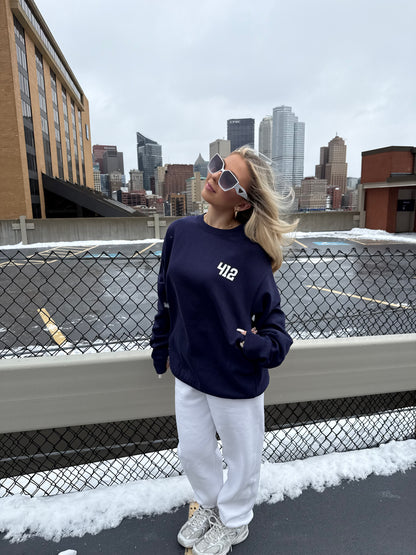 412, W/ Love PGH in Navy