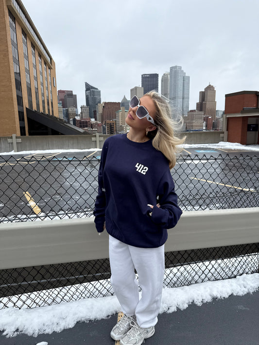 412, W/ Love PGH in Navy