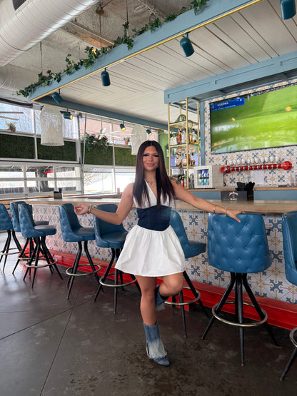 Nova Denim/Poplin Dress