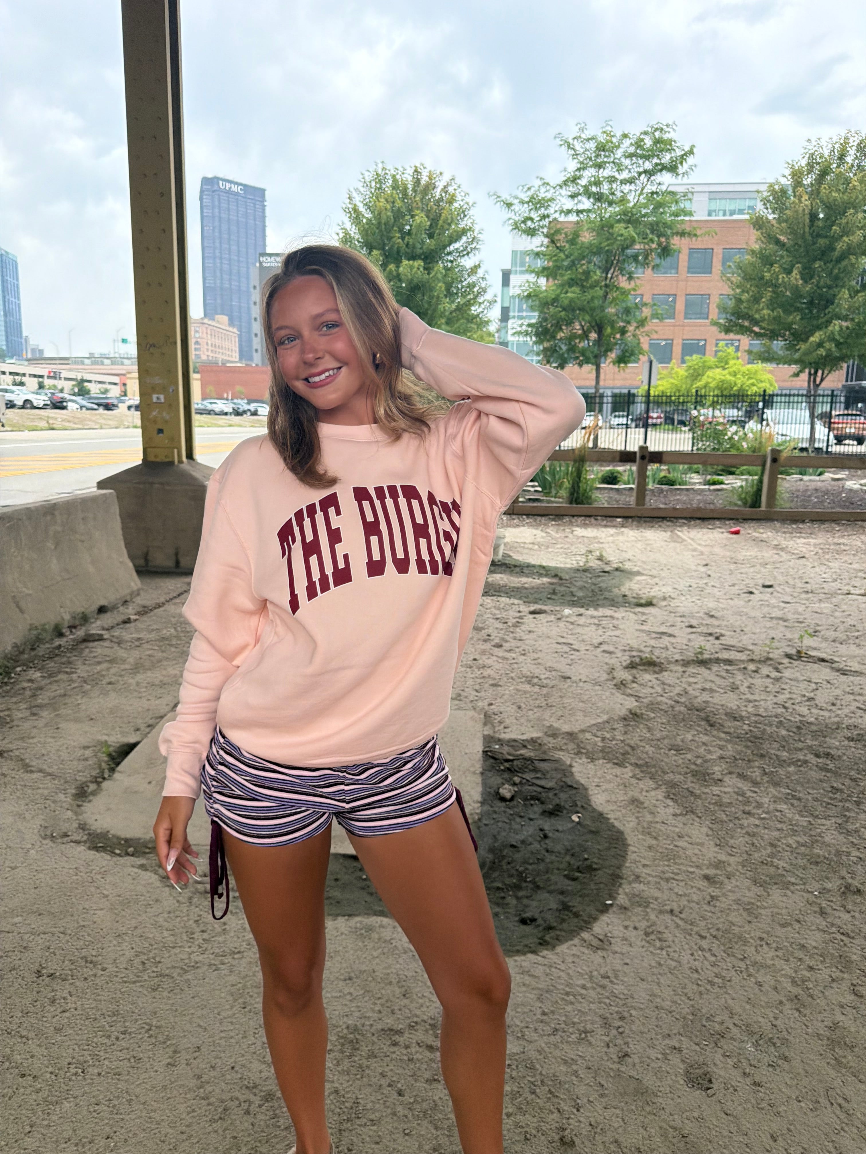 The Burgh 412 Crew Pink/Maroon