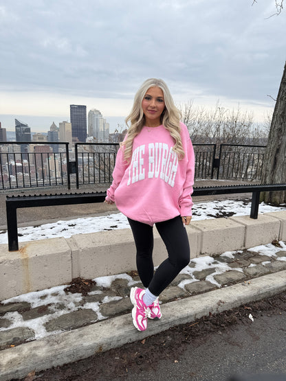 The Burgh Crewneck in Pink