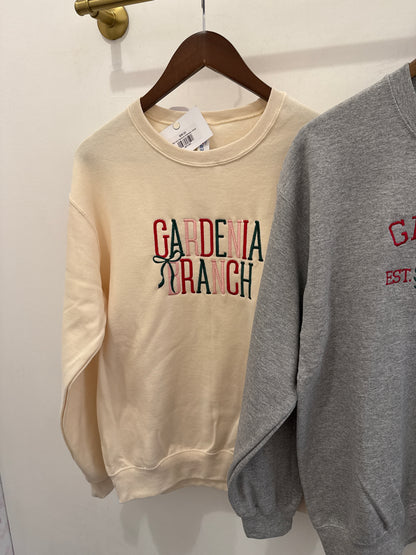 Holly Jolly Gardenia Crewneck