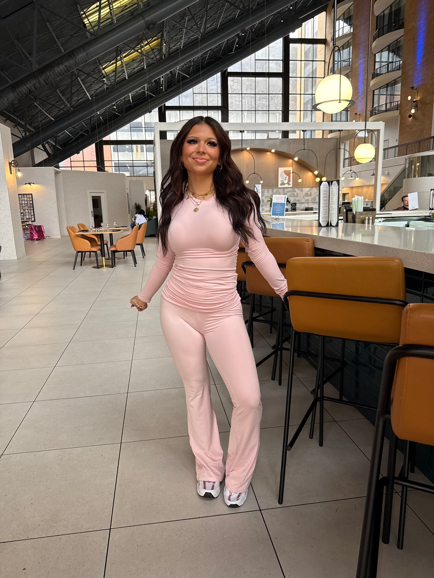 Shopping Addiction Set in Pink (LEGGINGS)