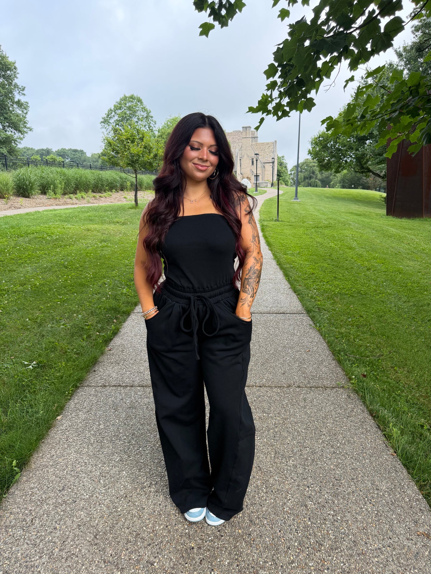 For The Errands Jumpsuit in Black