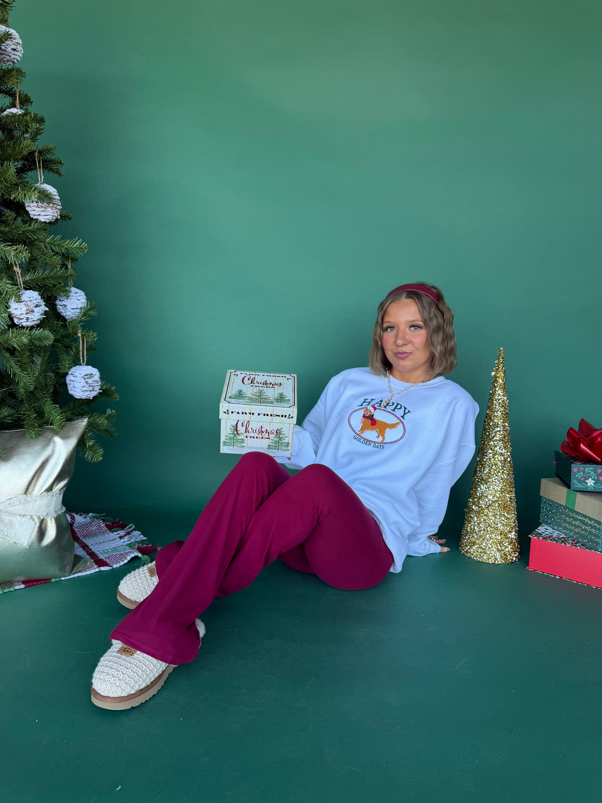 Happy Golden Days Crewneck FINAL SALE