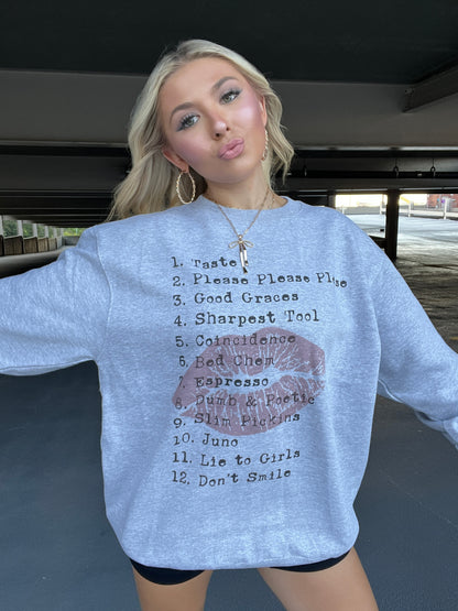 SC Short n’ Sweet Sweatshirt in Grey