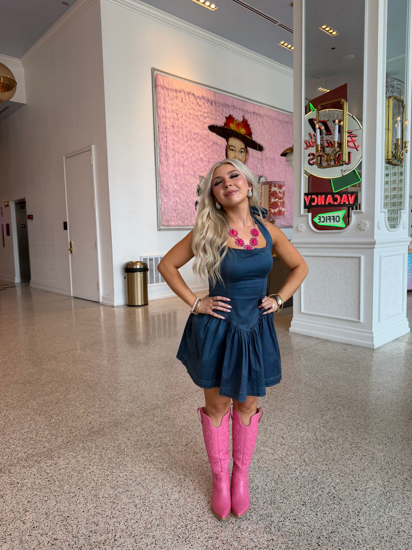 Magnify Denim Dress