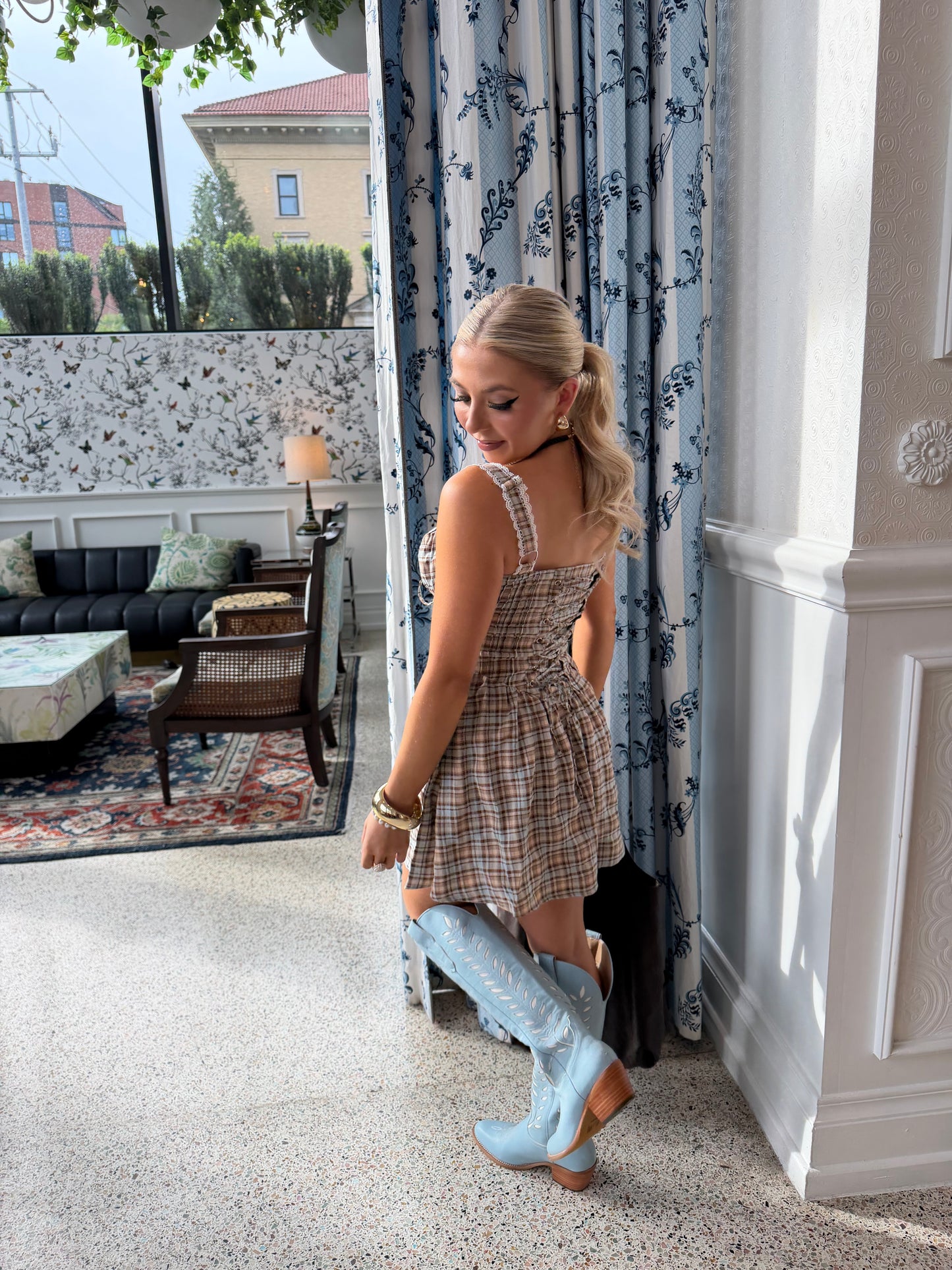 YeeHaw Gingham Dress