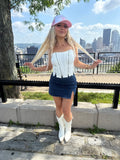 4x4xU Tube Top in White