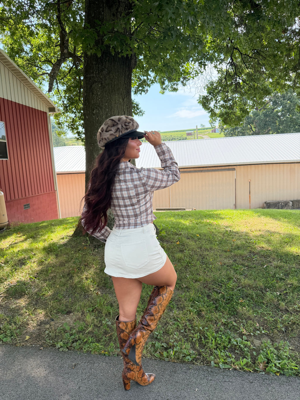 For The Fall, Plaid Top