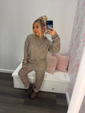 Alo Vera Sweater Set in Taupe SOLD TOGETHER