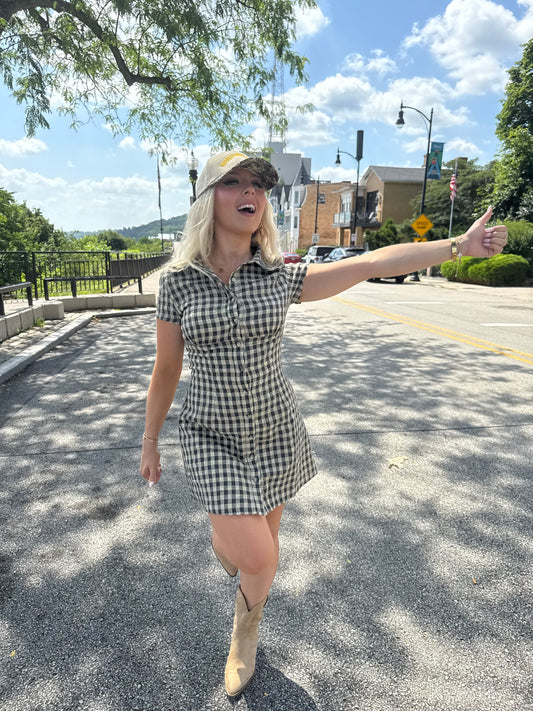 Manchild Checker Dress