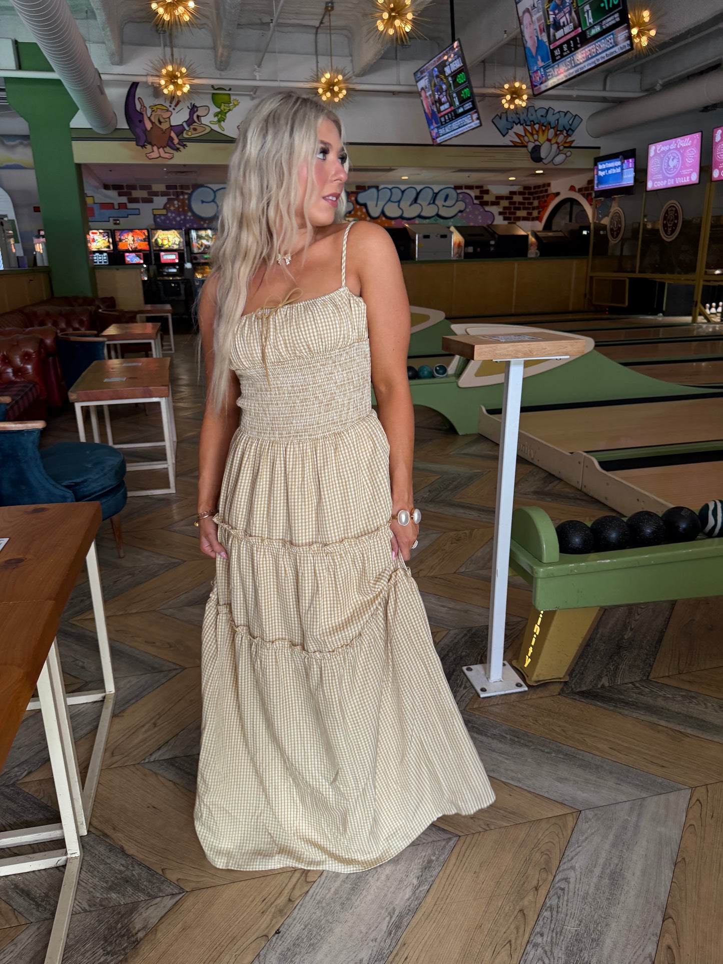 Manchild Yellow Maxi Dress