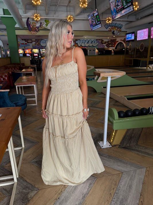 Manchild Yellow Maxi Dress