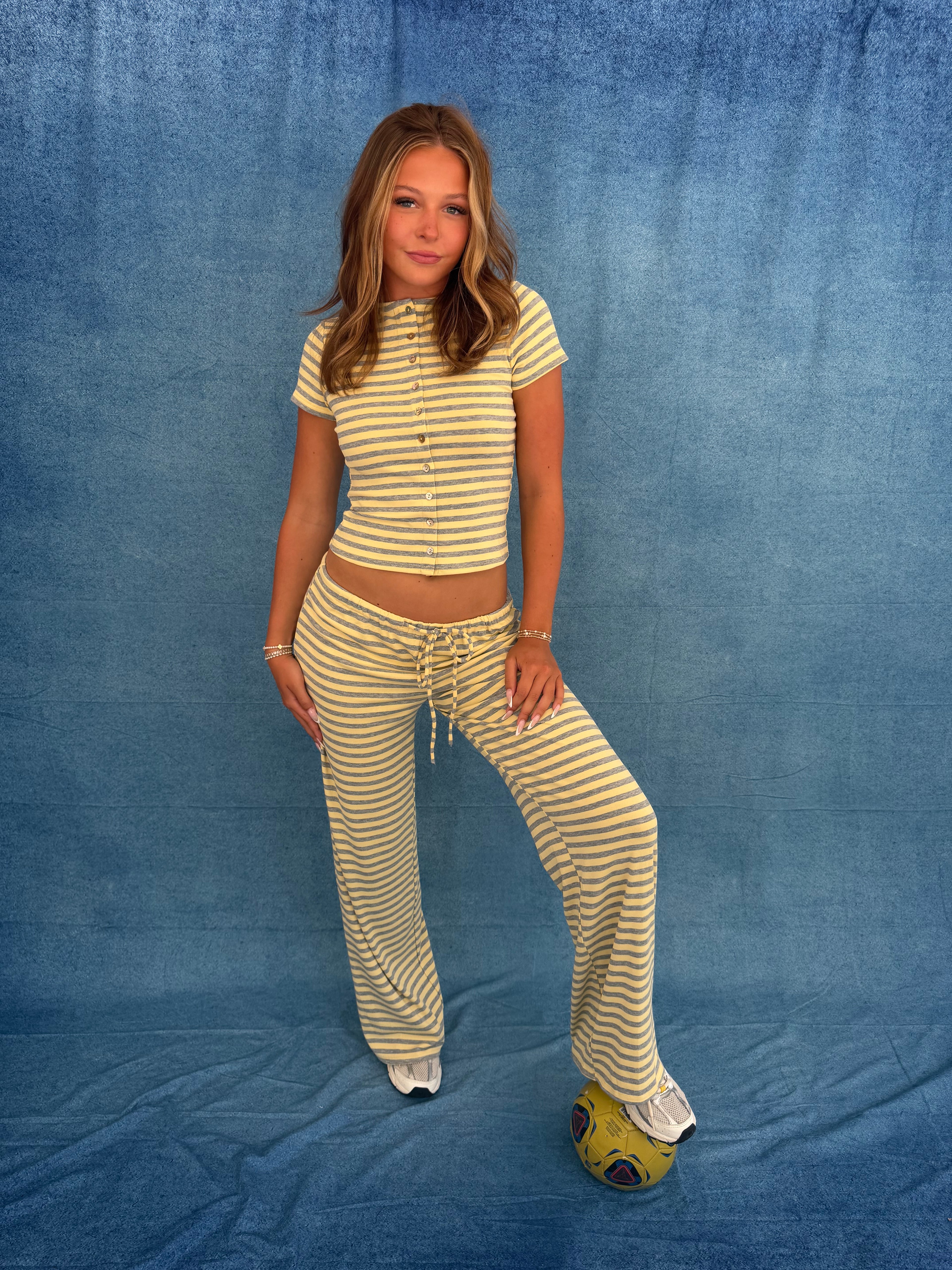 Butter Pecan Striped Top (set sold separately)