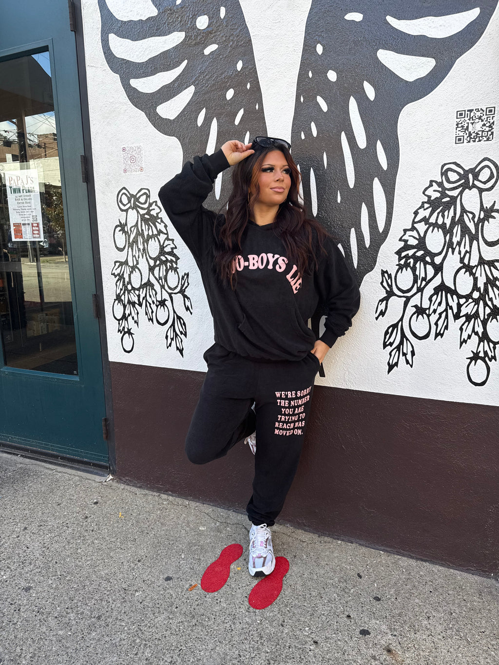 Boys Lie Black 1-800 Hoodie