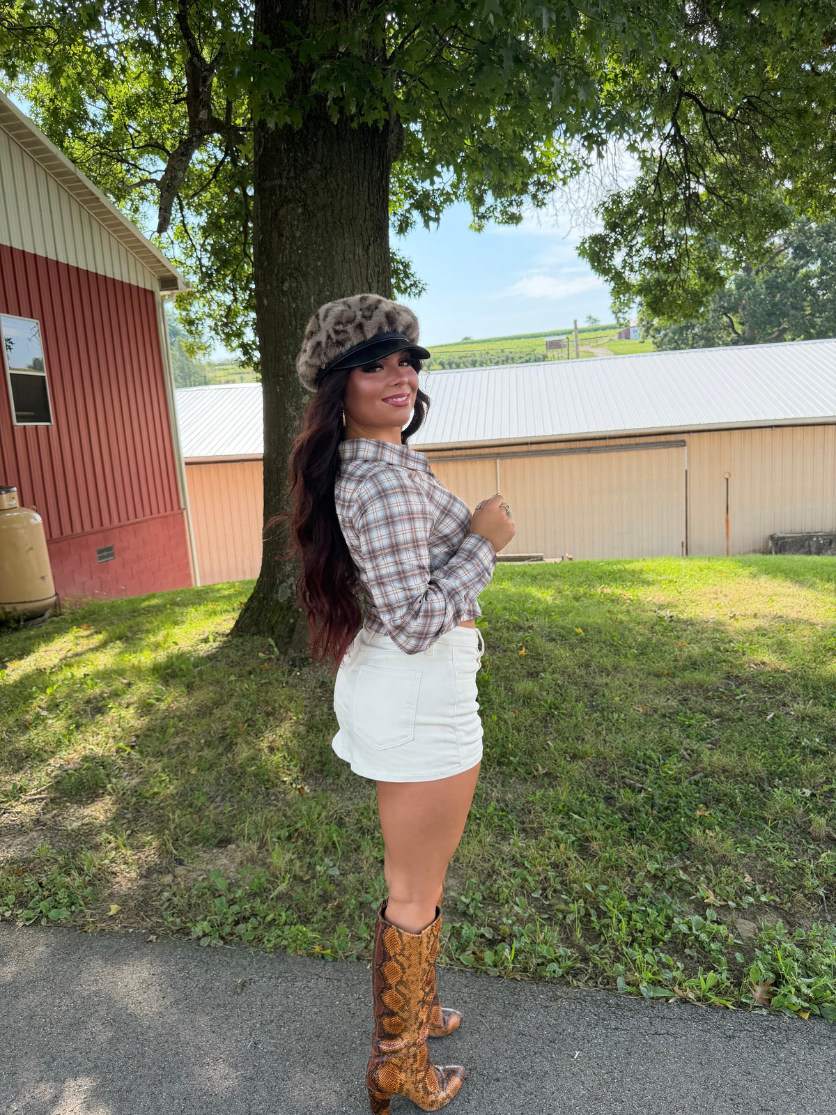 For The Fall, Plaid Top