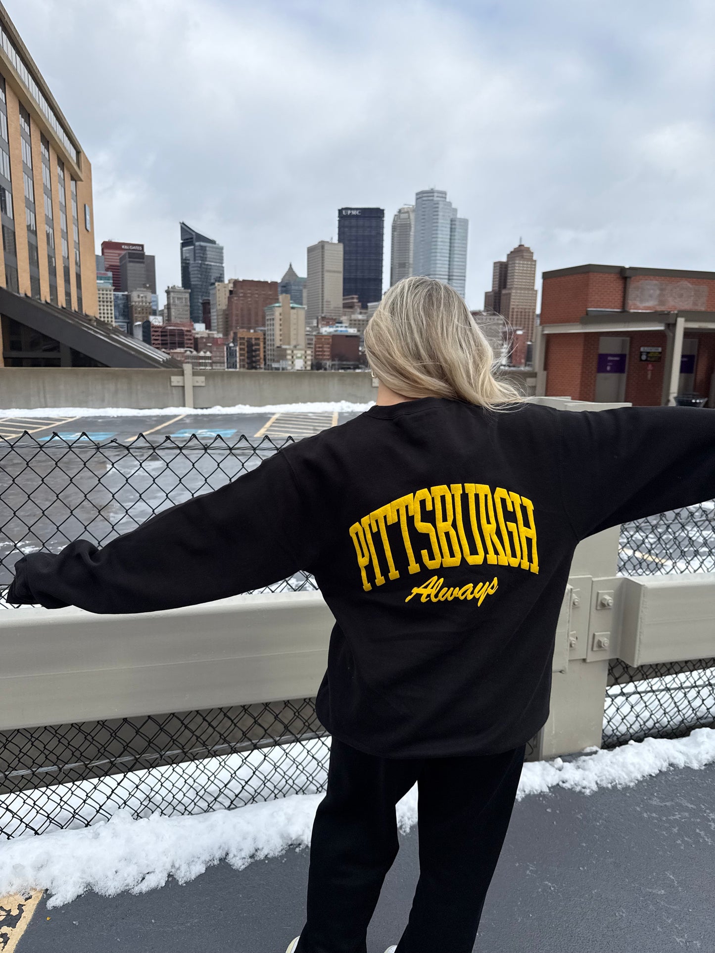 412, W/ Love PGH in Black/Yellow