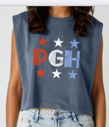 PGH Retro Stars Muscle Tee