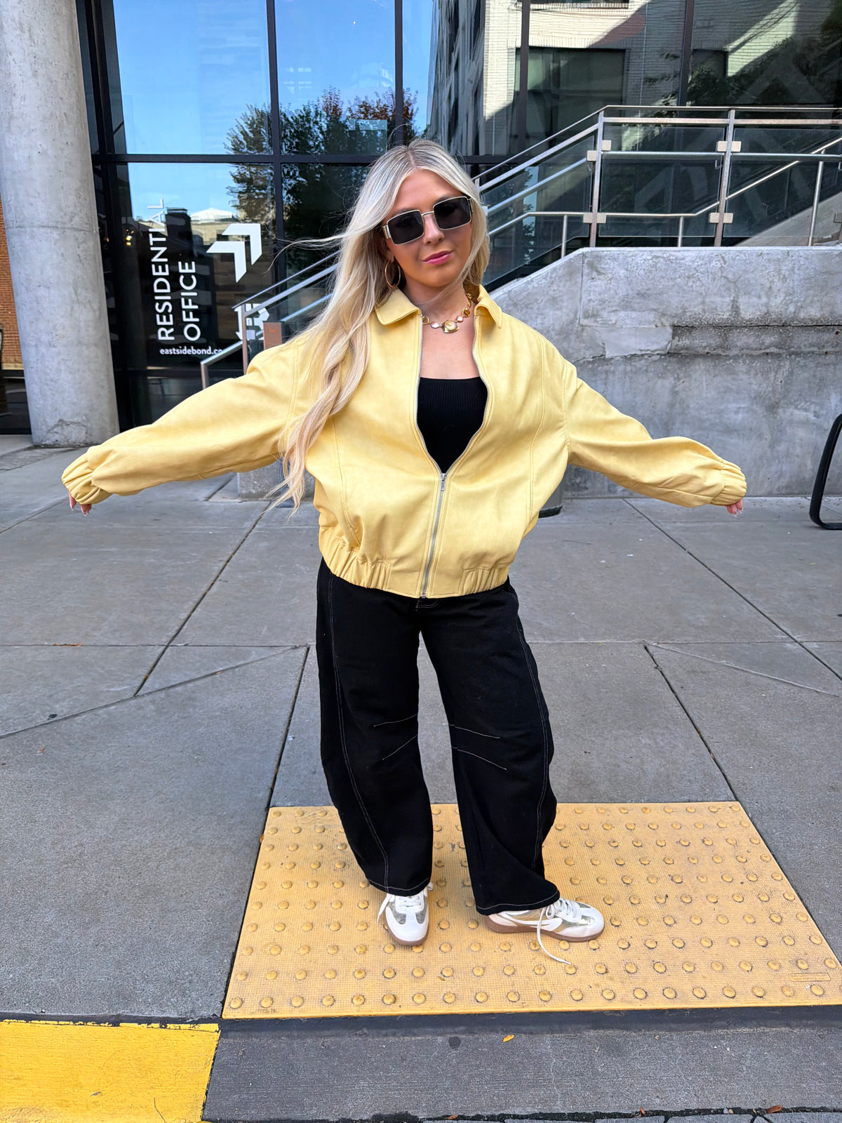 Butter Leather Bomber