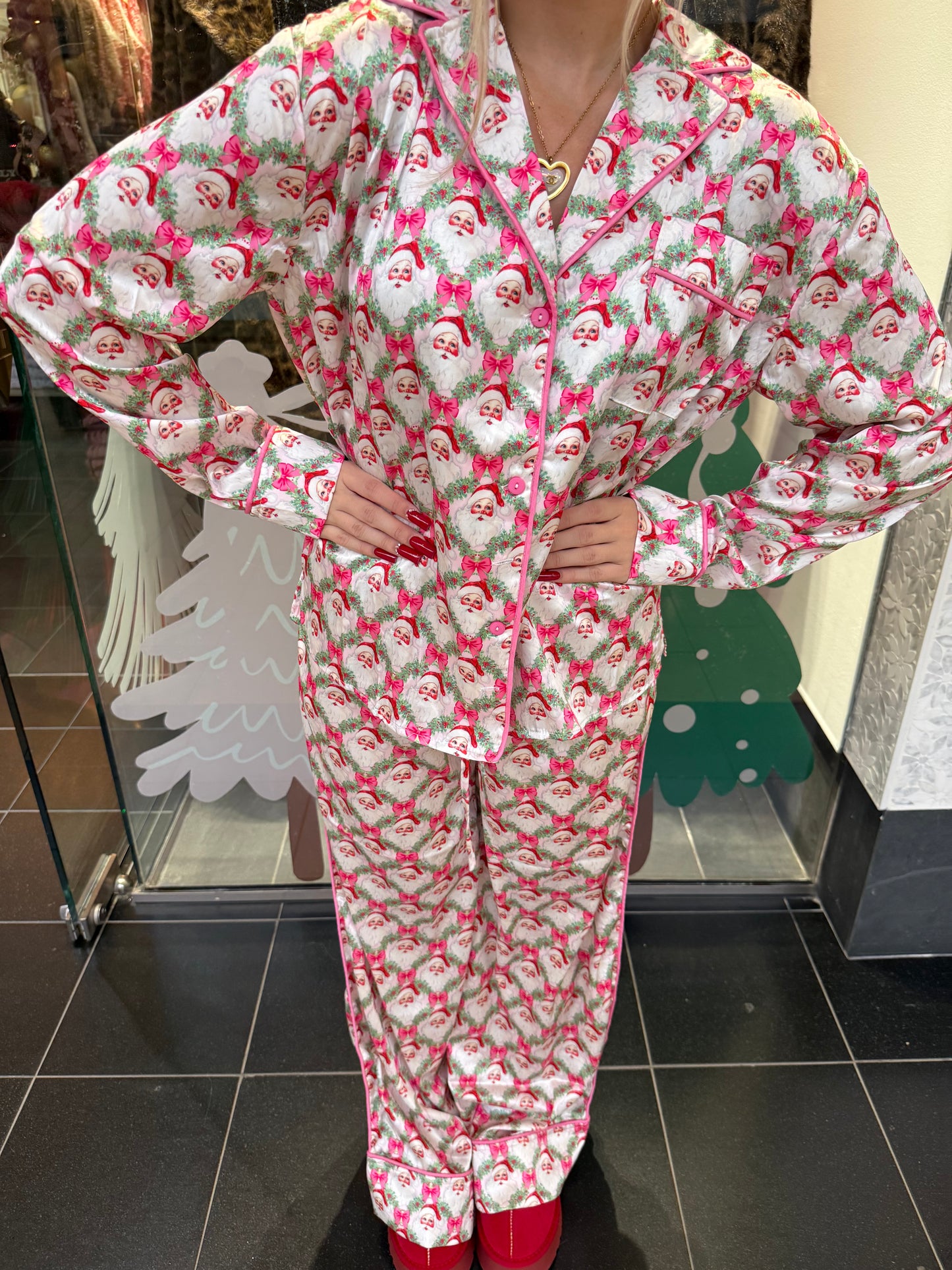 Lots Of Santa Jammies (SOLD TOGETHER)