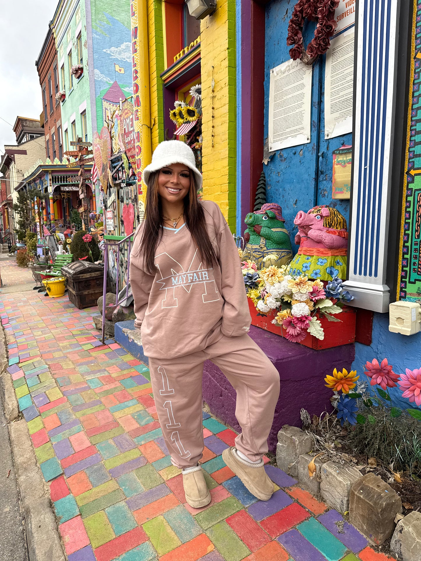 The Mayfair Group Angels V-Neck Sweatshirt