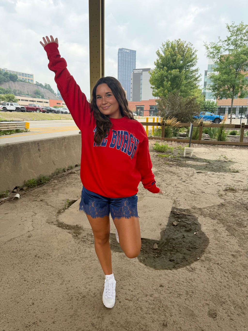 The Burgh 412 Crew Red/Blue